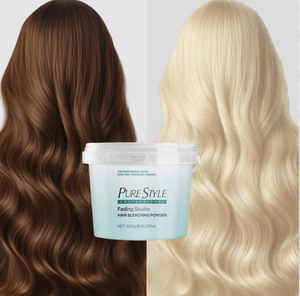 Polvere Decolorante per <span class=keywords><strong>Capelli</strong></span> PureStyle di Grado Cosmetico OEM, Uso Professionale, Schiarisce il <span class=keywords><strong>Colore</strong></span> dei <span class=keywords><strong>Capelli</strong></span>, Polvere Decolorante <span class=keywords><strong>9</strong></span> Gradi per <span class=keywords><strong>Capelli</strong></span> - Product Image 1