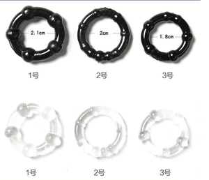 3pcs tinh hoàn bóng cáng cương cứng quan hệ tình dục sản phẩm Silicone Cock Vòng dương vật vòng đồ chơi tình dục cho nam giới khóa chậm trễ xuất tinh - Product Image 6