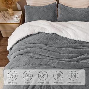 Bán buôn Nữ Hoàng Kích thước màu xám <span class=keywords><strong>Comforter</strong></span> Set Đối với trang chủ sử dụng mềm dệt giường cho tất cả các mùa cation nhuộm bedding Set - Product Image 3