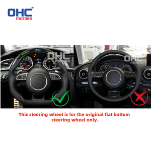 Entrepôt aux États-Unis en stock LED en fibre de carbone Rs3 8v volant pour 2013 2015 2016 Rs4 Rs5 Rs6 Rs7 S4 S5 <span class=keywords><strong>Audi</strong></span> <span class=keywords><strong>Rs</strong></span> <span class=keywords><strong>3</strong></span> volant - Product Image 6