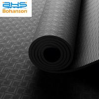 Nouveaux produits bon marché tapis de yoga en TPE noir antidérapant de haute qualité avec logo personnalisé et fabricant d'usine