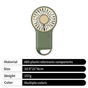 Professional Mini <b>Folding</b> Fan Handheld Cartoon Cute Electric School Fan for Promotion - Product Image 2