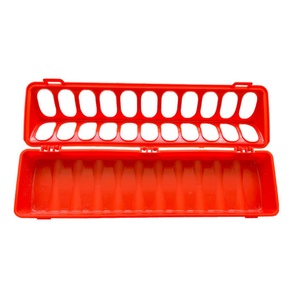 Nouveau Durable PP plastique 28 trous <span class=keywords><strong>oiseau</strong></span> mangeoire automatique Pigeon poussin caille 50cm mangeoire pour ferme avicole BERYS - Product Image 5