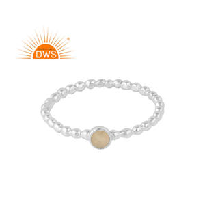 Natural Ethiopian <b>Opal</b> Gemstone <b>Ring</b> Women Sterling Fine <b>Silver</b> Designer <b>Ring</b> Fashion <b>Silver</b> Jewelry Manufacturer - Product Image 1