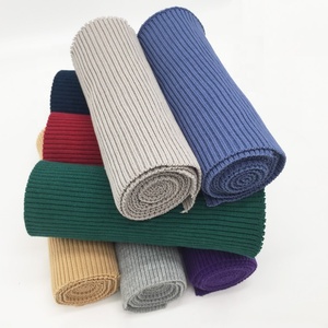 Tessuto a Coste in Cotone di Alta Qualità 2x2 110*16cm per Colletti, Polsini e Orli di Giacche Imbottite - Product Image 5