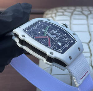 Nouvelle Montre de Luxe 2026 en Fibre de Carbone de Haute Qualité, Ultra-Fine 7,8 mm, Ultra-Légère 35g, Mouvement Mécanique Automatique Sportif, Saphir - Product Image 5