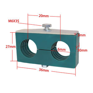 Lightweight TTPG4 Series Double-Hole Pipe Clamp Double-Link Plastic Guide Rail for <b>Oil</b> and Water Pipelines Pipe Clip - Product Image 2