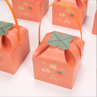 Boîte alimentaire gourmet à assembler soi-même avec design estampé doré pour l'affichage en magasin et l'amélioration de la marque