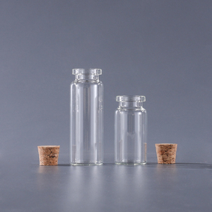 Wholesale Bulk Empty 4ml 5ml 6ml 7ml 8ml 10ml 12ml 15ml 20ml Little <strong>Mini</strong> Small <strong>Glass</strong> Wishing <strong>Bottle</strong> with Cork Stopper for Sale - Product Image 5