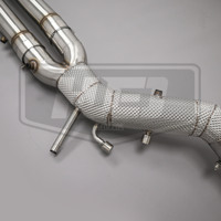 Sistema de Escape Catback Valvetronic de Alto Rendimiento con Tubo Central Único para BMW G80 M3 G82 M4 G87 M2 G8X S58 3.0T, Acero Inoxidable de Alto Flujo