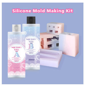 Timesrui 0 ° Squishy gel resistente in gomma siliconica liquida da utilizzare per fare fai da te artigianato gesso arte 1:1 morbido silicone resina squishy - Product Image 2