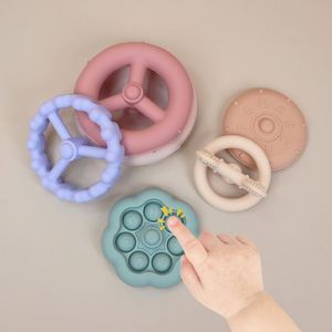 Bloques de construcción Montessori personalizados para niños, anillos de apilamiento para bebés, juguetes de aprendizaje para bebés, juguetes educativos - Product Image 3
