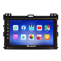 Untuk Toyota Prado 2004-2009 Perangkat Headunit 9 Inci Double 2 Din Octa-Core Quad Stereo Mobil GPS Navigasi Radio Mobil Android