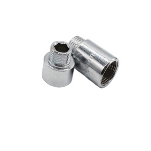 Màu xanh lá cây mưa van Chất lượng cao 1/2inch 15mm Brass CP mở rộng núm vú phụ kiện Chrome mạ với BSP ren - Product Image 2