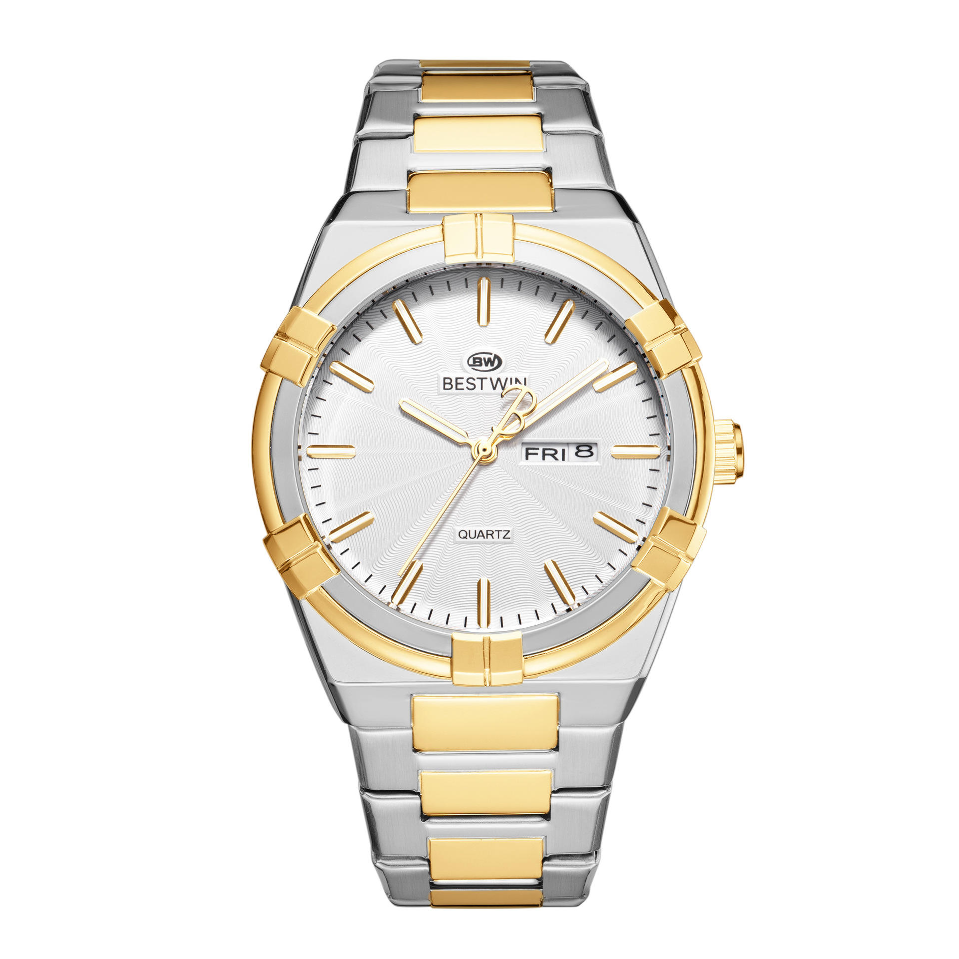 BESTWIN Top marque montres pour hommes Quartz Sport en acier