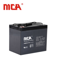 Batterie AGM au gel scellée à décharge profonde 55Ah 12V pour UPS, vélos électriques/trottinettes et voiturettes de golf, sans entretien