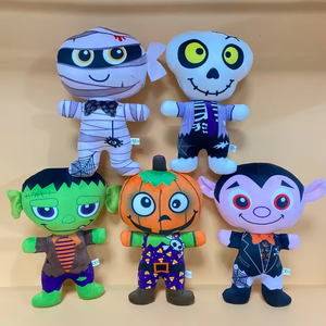 Juguetes de Peluche Personalizados Bordados de Halloween: Calabaza, Hombre, <span class=keywords><strong>Esqueleto</strong></span>, Monstruo, Súper Suaves, Rellenos de Algodón PP, Certificación CE, Seguros para Niños, Resistentes a los Rayos UV - Product Image 2