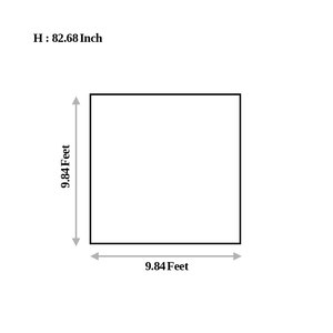 Tente d'extérieur toutes saisons CAMPTOWN ELPASO 400 avec système de poteaux breveté, plafond haut, parois en maille, circulation d'air à 360°, design anti-insectes et jupe anti-boue - Product Image 6