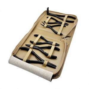 Ensemble d'outils professionnels pour extensions de cheveux, kit d'outils d'installation de tissage et d'extensions de cheveux pour coiffeurs et esthéticiennes en salon - Product Image 1