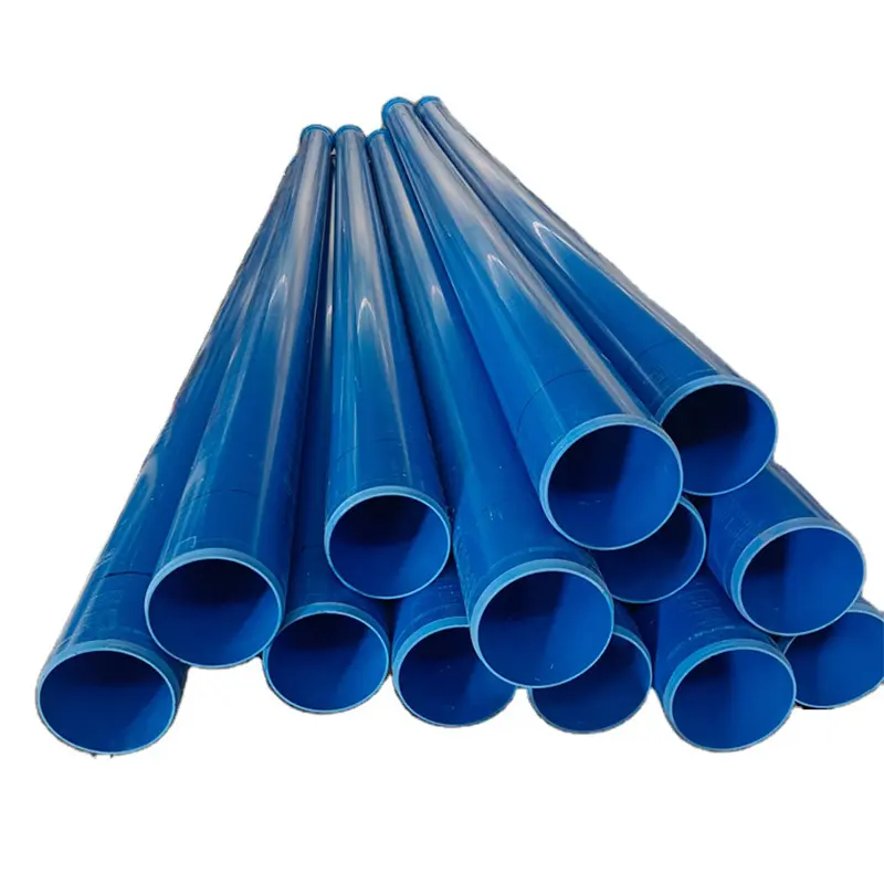 플라스틱 관개 파이프 타원형 플라스틱 400mm 직경 Pvc 파이프 블루 컬러 2 인치 Pvc 파이프 물 공급 2mm - 37.4mm PVC-M