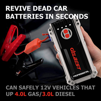 Démarreur professionnel pour camion et SUV jusqu'à 4,0 L essence et 3,0 L diesel - Booster de batterie d'urgence