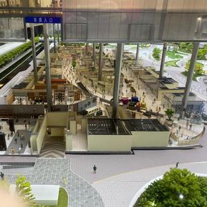 Modèle réduit 3D personnalisé <span class=keywords><strong>de</strong></span> centre commercial et bâtiment commercial, échelle 1:80, avec éclairage LED et matériaux sur mesure - Product Image 4