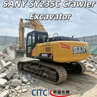 Excavadora Hidráulica SANY SY235C para Pedidos al por Mayor, Brazo y Cucharón Resistentes al Desgaste para Infraestructura, Larga Vida Útil