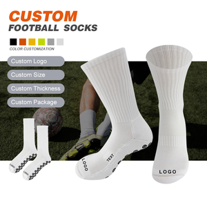 Chaussettes de football pour équipes sportives professionnelles avec technologie antidérapante, logo personnalisé, chaussettes de football pour matchs en plein air - Product Image 1