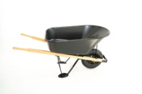 Fournisseur d'usine, brouette agricole, brouette à roues, 6 pieds cubes, acier, entrepreneur, USA, JACKSON WHEELBARROW, marché américain, brouette à roues