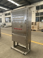 Boîtier de commande d'éclairage antidéflagrant Ex d Ex E IP65 IP66 RAL7035, coffret électrique pour zones dangereuses, projets pétroliers et gaziers