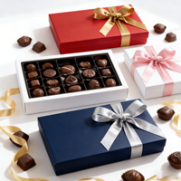 Boîtes Cadeaux en Papier de Luxe Personnalisées pour Dragées et Bonbons, Emballage de Faveurs Sucrées pour Invitations