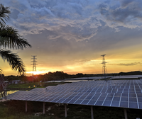 Hjt Panel surya wajah, Panel surya kualitas terbaik 700w 710w 720w 730w tipe Mono N 770w 780w 800w 210mm kaca ganda