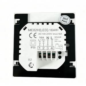 Système <span class=keywords><strong>de</strong></span> chauffage au sol, thermostat programmable à écran tactile LCD, WiFi, 100V-250V, installation facile, utilisation en appartement, bureau, hôtel - Product Image 3