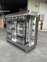 Groothandel Automatische Commerciële Gas Kippenrotisserie Kippenbraadmachine Kebab Grill Machine Kippenoven Te Koop