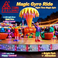 Manège Gyroscopique Magique Électrique Professionnel Chinois pour Parc d'Attractions, Modèle Fantastic Crazy Dance, à Vendre