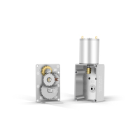 Moteur à engrenages à vis sans fin 12V 24V DC 20Nm pour robots de livraison de nourriture, robots de service de restauration, moteur DC à couple élevé, moteurs à engrenages GM46