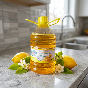 Gel lave-vaisselle Shine New 2L, parfum citron, bouteille plastique jaune - Product Image 4