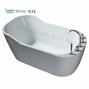 Bañera independiente acrílica moderna para <span class=keywords><strong>Hotel</strong></span>, bañera de Color blanco, económica, gran <span class=keywords><strong>oferta</strong></span> - Product Image 1
