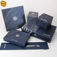Enveloppes à cravates en papier bleu royal, 50 pièces, impression personnalisée, avec fenêtre transparente