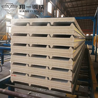 Panel Sandwich PU Polyurethane untuk Ruang Dingin, Ruang Bersih, Gudang, Isolasi Termal