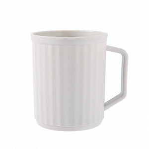 Vertical Striped Mouthwash Cup With Handle Large Capacity Thickened For Bathroom Home Use <b>Space</b> <b>Saving</b> Design - Product Image 5