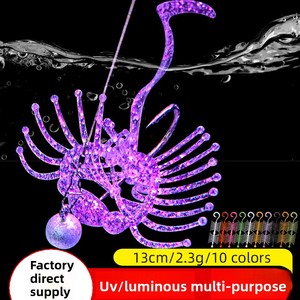 Esca Artificiale Morbida TPR Top Right S061 UV/Fosforescente a Forma di Verme, Multiuso, Realistica, <span class=keywords><strong>per</strong></span> Pesca in Acqua Dolce, <span class=keywords><strong>per</strong></span> Spigola e <span class=keywords><strong>Luccio</strong></span> - Product Image 2