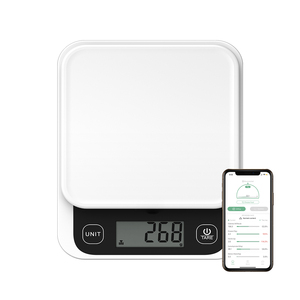 <span class=keywords><strong>Balance</strong></span> <span class=keywords><strong>de</strong></span> <span class=keywords><strong>cuisine</strong></span> numérique intelligente compatible avec les applications pour une vie saine, la pâtisserie à domicile, le fitness, une alimentation équilibrée, fonction <span class=keywords><strong>de</strong></span> mesure du poids - Product Image 1