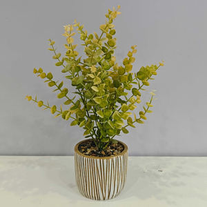 Petits bouquets faits à la main de feuilles d'<span class=keywords><strong>eucalyptus</strong></span> douces, 30 cm, fleurs artificielles décoratives modernes pour la maison, mariage, Noël, remise de diplôme - Product Image 3