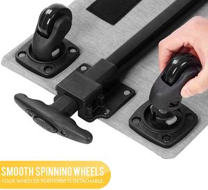 Yumuşak evcil hayvan taşıma çantası havayolu onaylı kedi taşıyıcı köpek arabası çantası çıkarılabilir tekerlekler ile katlanabilir - Product Image 6