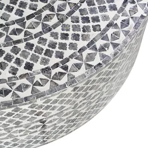 Table ronde de luxe en nacre pour salon, serpillière faite à la main, Table incrustée, vente en gros du Vietnam - Product Image 5