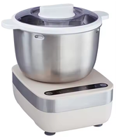 Mélangeur de pâte sur socle électrique automatique Bol mélangeur en acier inoxydable Moteur à courant continu 200W Utilisation constante d'hôtel commercial domestique