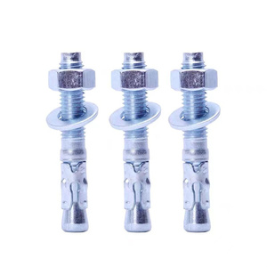 รูยเย่ <span class=keywords><strong>ราคา</strong></span>โรงงาน  น็อตยึดเหล็กคาร์บอน SS304 ชุบสังกะสี  พร้อมพุกยึดแบบลิ่ม - Product Image 3