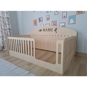 Giường Cũi Trẻ Mẫu Giáo Montessori Đồ Nội Thất Giường Nền Tảng Montessori Giường Cũi Trẻ Em Giường Ngủ Đơn Cho Bé Không Nệm - Product Image 3