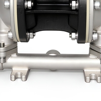 Pompe à double diaphragme à commande pneumatique en acier inoxydable KY-10S4, pompe de transfert pneumatique 1/2 pouce BSP pour fluides